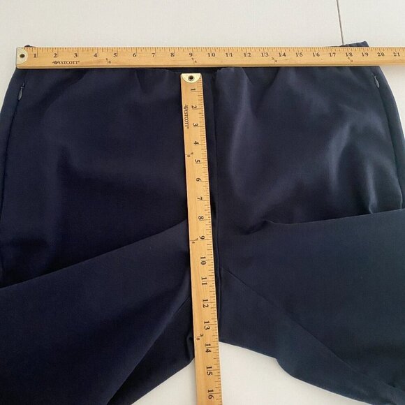 J Jill Essential Cotton Stretch Pull on Pants Womens 20 Navy Blue - Picture 8 of 10